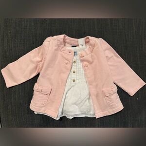 NWT Pink Jacket with White Shirt